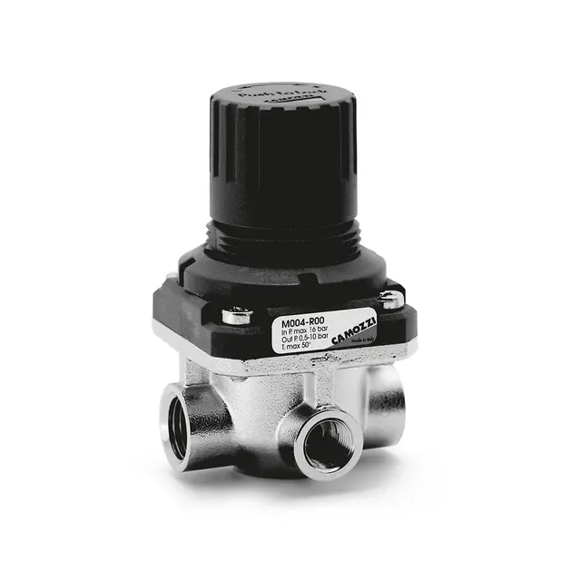 MINIREGULATOR 0,5-10 Bar M004-R00  1/4 Camozzi 