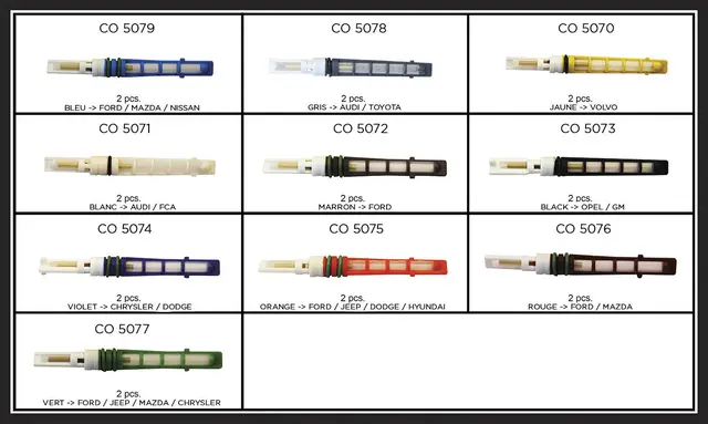 ORIFICE TUBE SET (20 PCS) Clas 