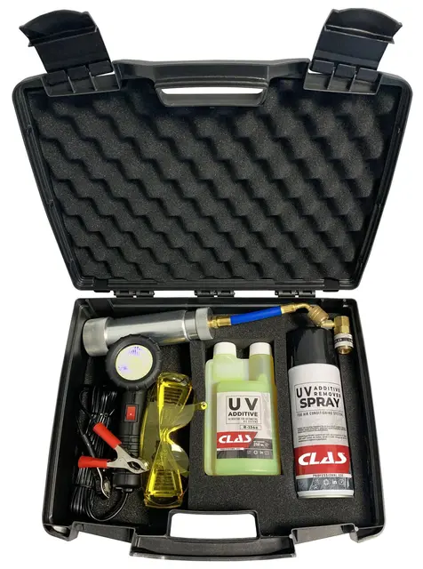 UV LEAK DETECTION SET R134a WITH PISTON Clas 