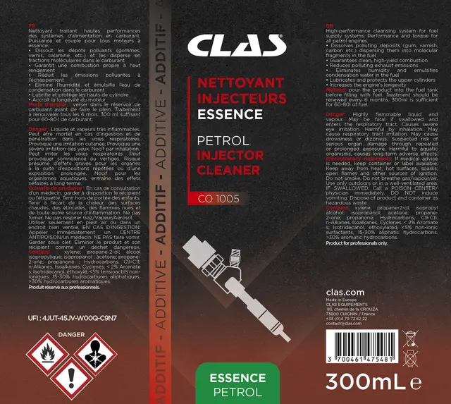 PETROL INJECTOR CLEANER 300ml Clas 