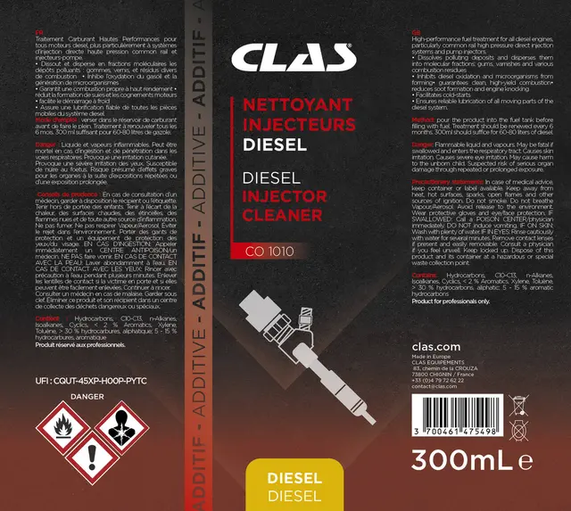 DIESEL INJECTOR CLEANER 300ml Clas 