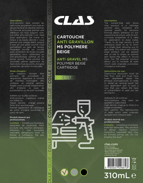 ANTI GRAVEL MS POLYMER BEIGE CARTRIDGE 3 Clas 