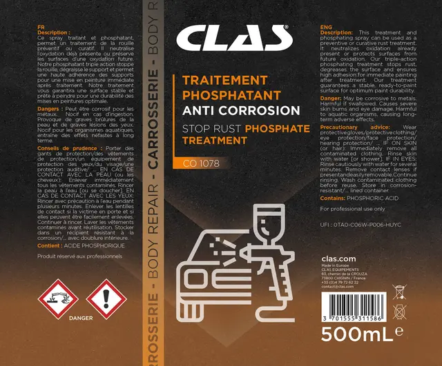 500ml PHOSPHATE TREATMENT Clas 