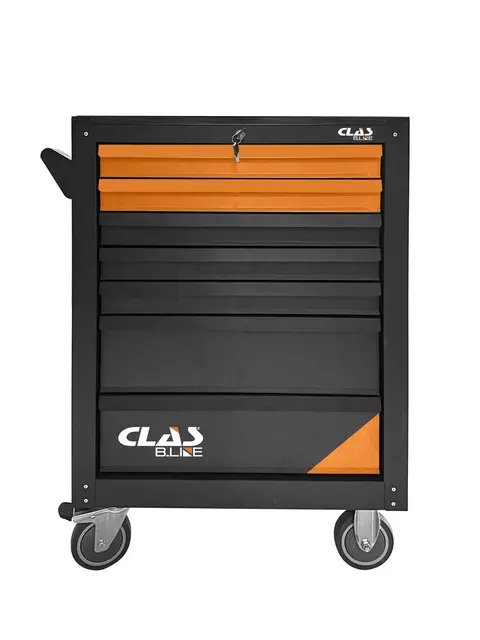 7 DRAWER ROLLER CABINET + 214 TOOLS Clas 