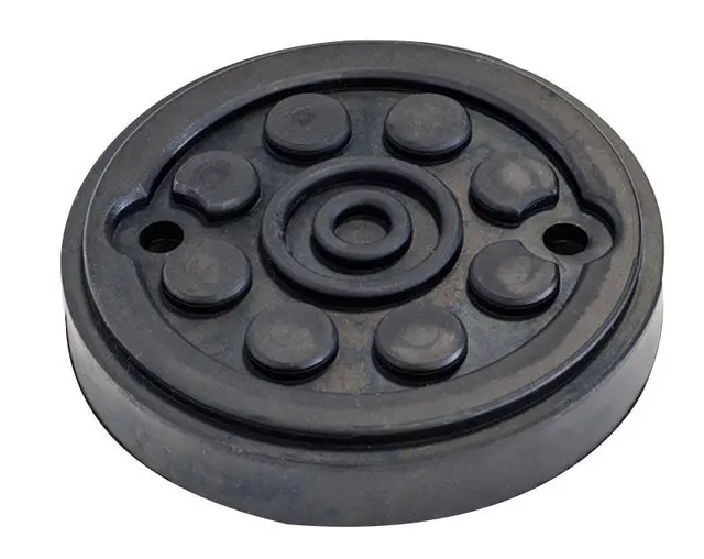 REINFORCED ROUND RUBBER PAD (METALLIC PL Clas 