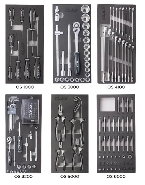 6 INSERTS 2 DRAWERS 154 TOOL KIT Clas 