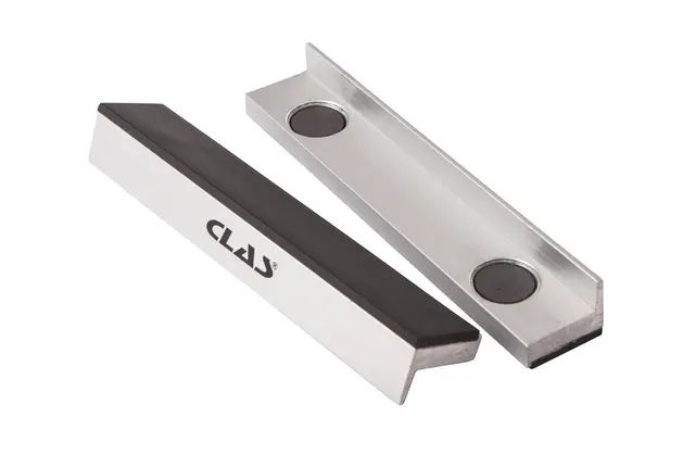 150mm 2 RUBBER COATING MAGNETIC JAW SET Clas 