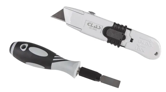 SCRAPER AND UTILITY KNIFE SET Clas 