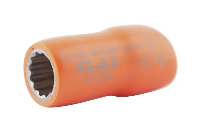 3/8" DOUBLE HEX INSULATED SOCKET 12mm Clas 