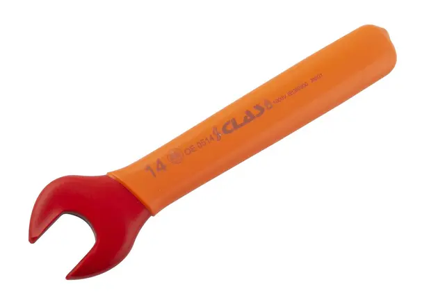 OPEN END INSULATED WRENCH 14mm PREMIUM Clas 