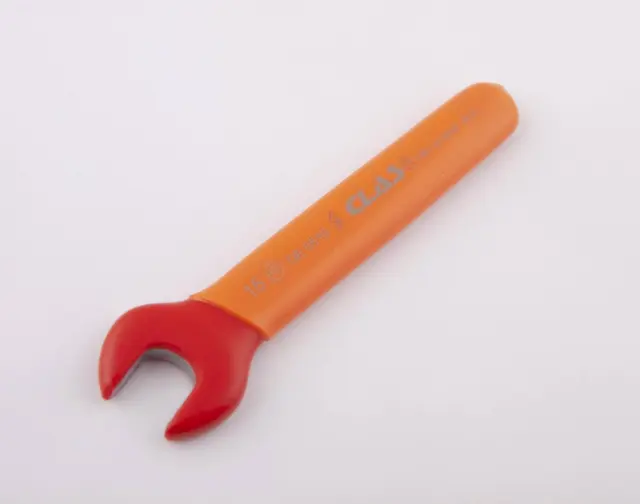 OPEN END INSULATED WRENCH 15mm PREMIUM Clas 