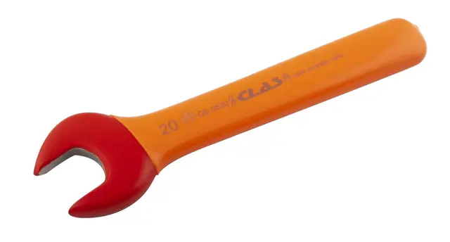 OPEN END INSULATED WRENCH 20mm PREMIUM Clas 
