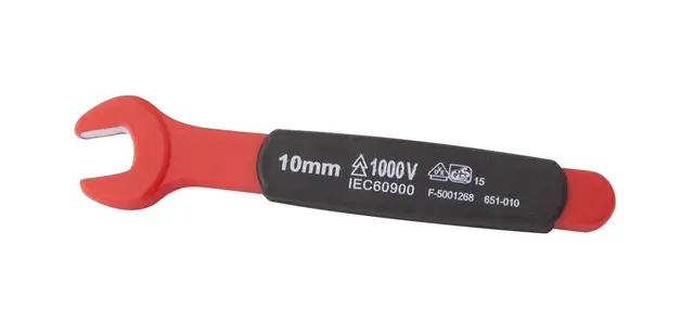 OPEN END WRENCH 10mm INSULATED 1000V Clas 