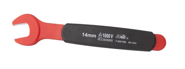 OPEN END WRENCH 14mm INSULATED 1000V Clas 