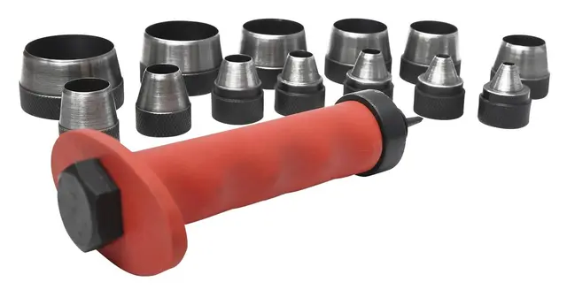 13 PCS HOLLOW PUNCH SET Ø5-Ø35mm Clas 