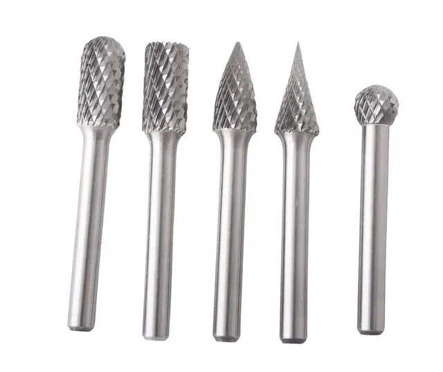 5 CARBIDE ROTARY RASPS BOX Clas 