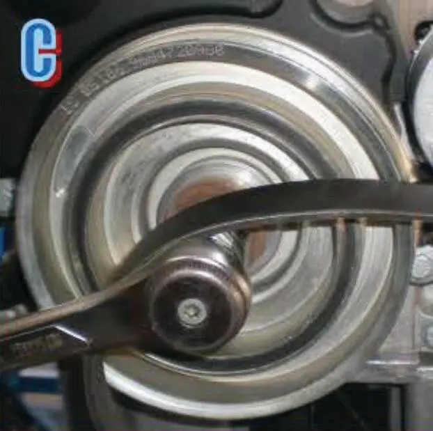 SINGLE PULLEY STRETCH BELT INSTALLATION Clas 