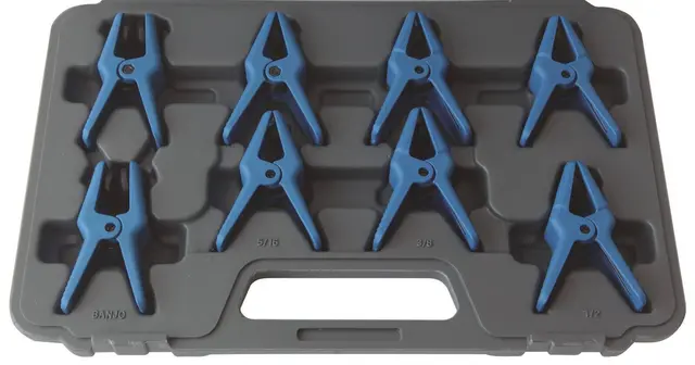 8 PLUG CLAMP SET FOR HOSES AND BANJO CON Clas 