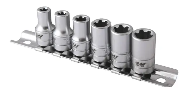 1/4"TORX PLUS SOCKETS EP 6-7-8-10-11-12 Clas 
