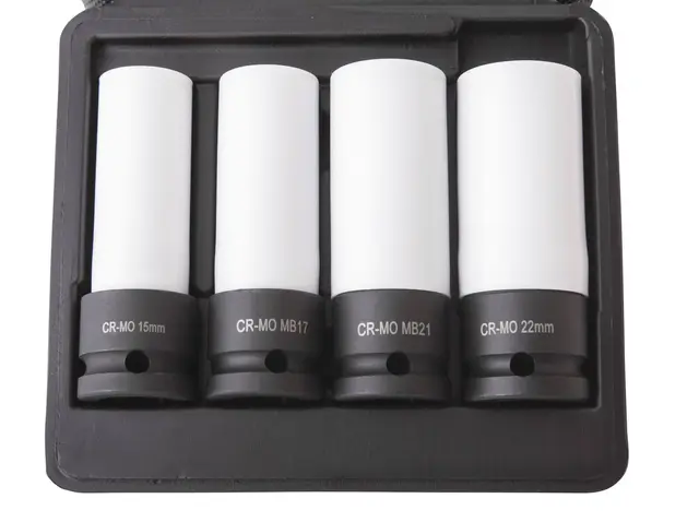 IMPACT SOCKET 1/2" KIT FOR ALU RIMS (4 P Clas 