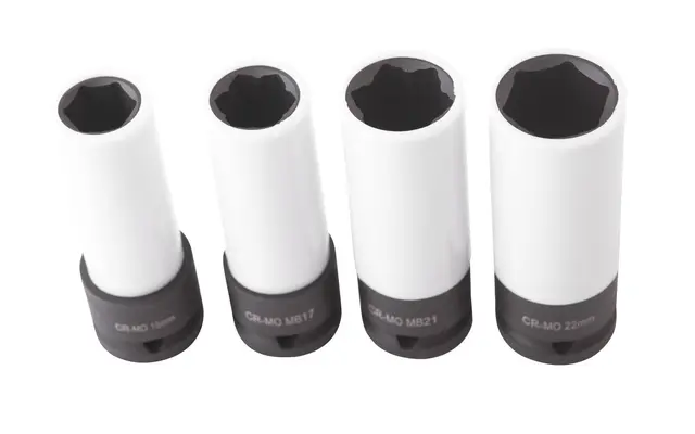 IMPACT SOCKET 1/2" KIT FOR ALU RIMS (4 P Clas 