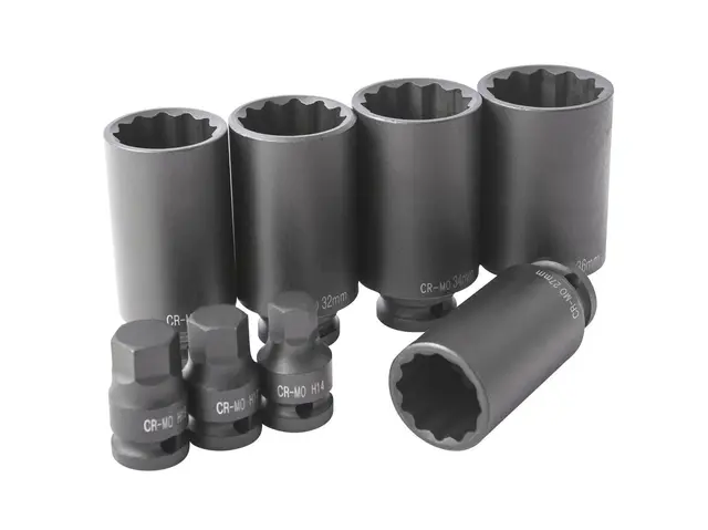 1/2" IMPACT SOCKET BIT SET HUB AND CV JO Clas 