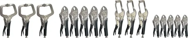 16 PACK LOCK GRIP PLIERS Clas 