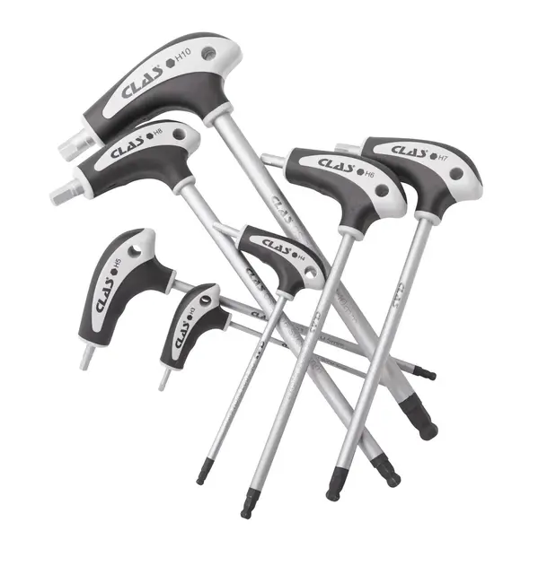 HEX T-HANDLE WRENCH SET 3-10mm (7 PCS) Clas 