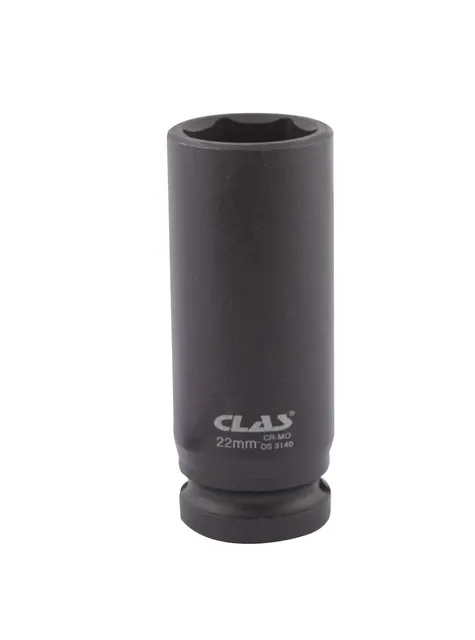 1/2" LONG HEX IMPACT SOCKET 22mm Clas 