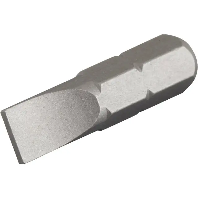5 SCREWDRIVER SLOTTED 4 BITS SET 1/4" Clas 