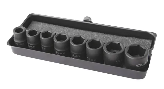 IMPACT SOCKET KIT 10-19mm 3/8" (8 PCS) Clas 