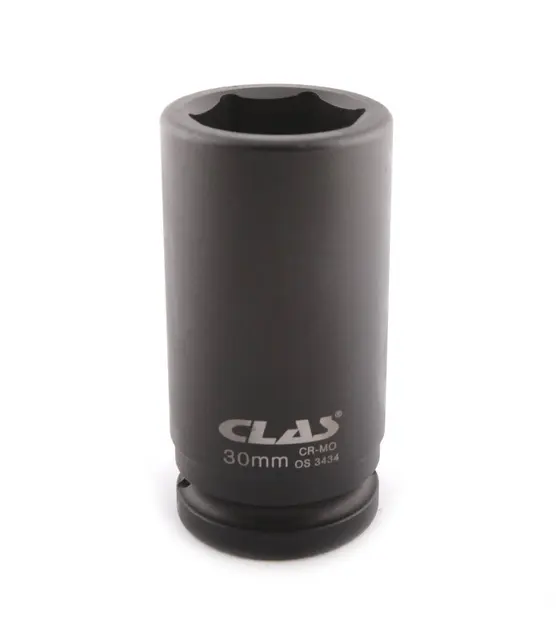 3/4" LONG HEX IMPACT SOCKET 30mm Clas 