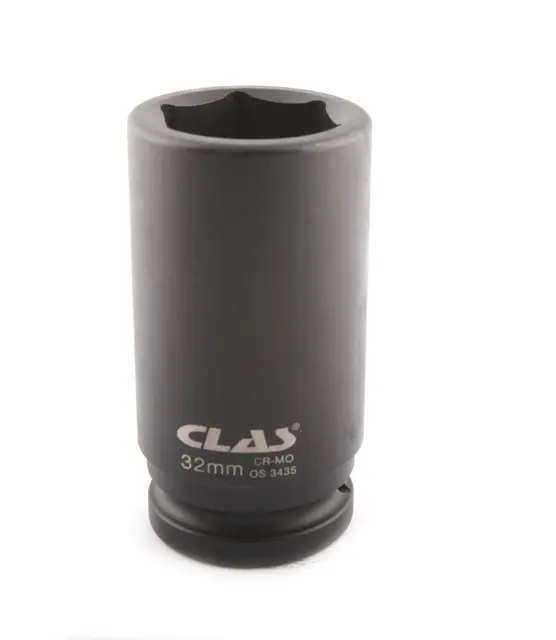 3/4" LONG HEX IMPACT SOCKET 32mm Clas 