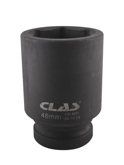 1" LONG HEX IMPACT SOCKET 46mm Clas 