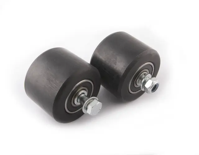 PAIR OF FIXED WHEELS Ø78x60mm Clas 