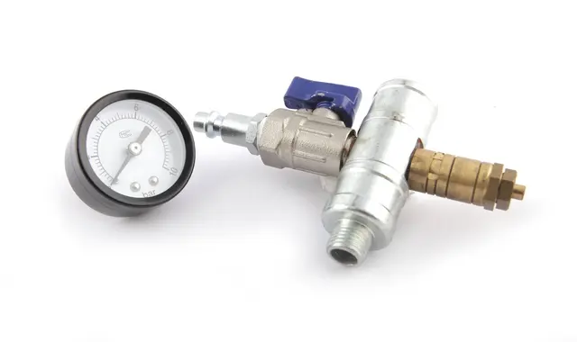 TANK DRAIN MANOMETER WITH SAFETY VALVE B Clas 