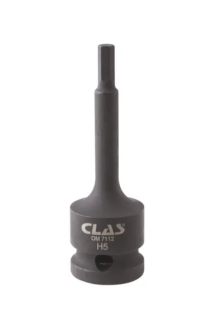 1/2" D. HEXAGONAL IMPACT SOCKET BIT 5mm Clas 