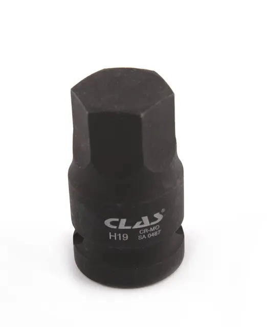1/2" IMPACT HUB SOCKET NUT VAG BIT 19mm Clas 