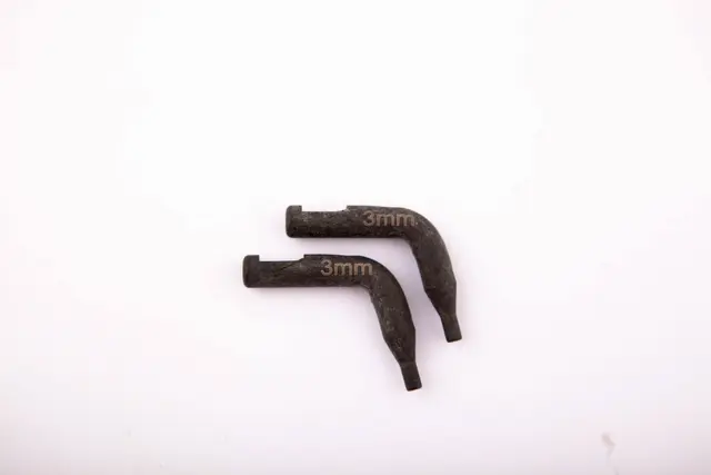 PAIR OF 90° ANGLED END-FITTING CIRCLIP P Clas 