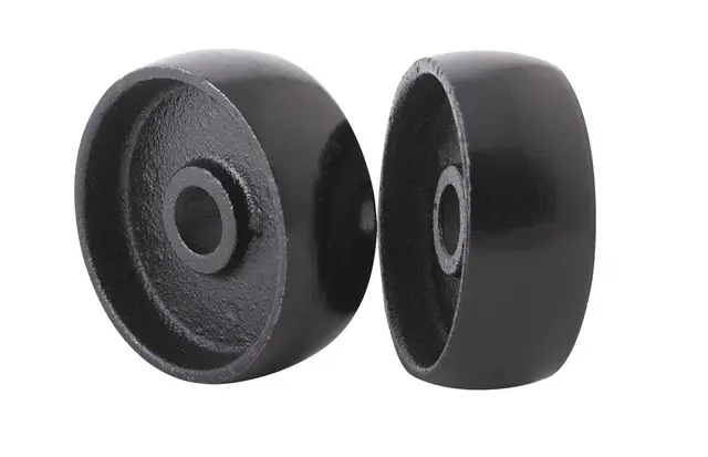 PAIR OF FIXED WHEELS Ø90x33mm Clas 