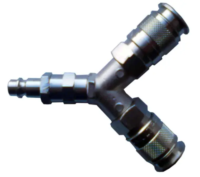 PNEUMATIC Y-ADAPTER FOR 2 OPERATORS Clas 