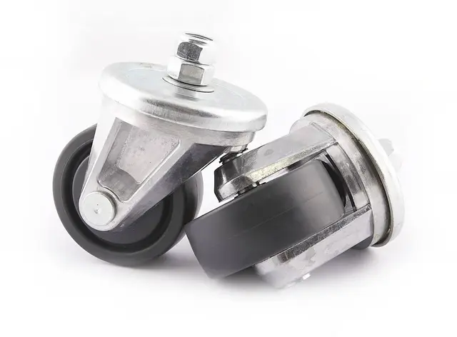 PAIR OF PIVOTING WHEELS Ø71x28mm Clas 