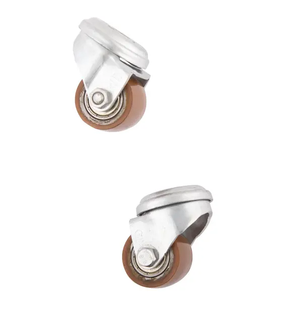 PAIR OF PIVOTING WHEELS  Ø35x27mm Clas 