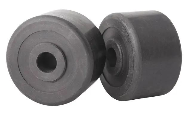 PAIR OF FIXED WHEELS Ø75x45mm Clas 