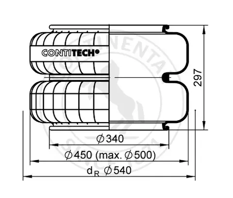 Luftbelg 2 maget GEAB 2 maget PHOENIX