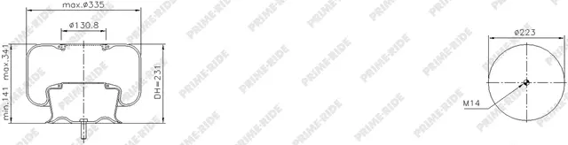 Luftbelg PRIME-RIDE 