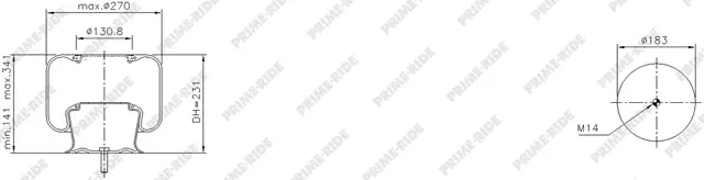 Luftbelg PRIME-RIDE 