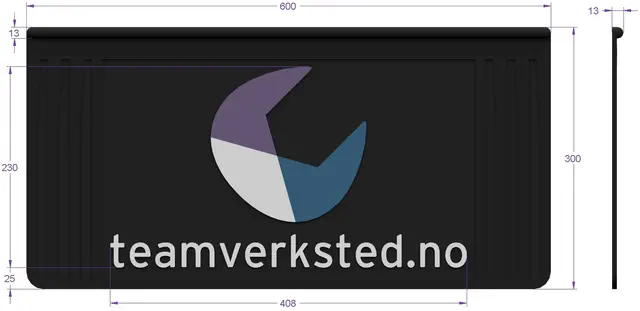 Skvettlapp 60X30 Team Verksted 