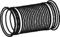 Exhaust Pipe, Front UNIVERSAL 