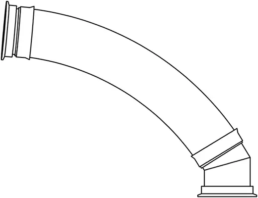 Exhaust Pipe, Front VDL 